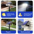 JG025 Solar LED Garden Lights with Ground/Wall Mount
