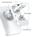 JJT-987 15W Magnetic Wireless Charger/Car Holder with Air Vent Clip - MagSafe Compatible - White