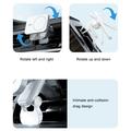 JJT-987 15W Magnetic Wireless Charger/Car Holder with Air Vent Clip - MagSafe Compatible - White