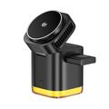 JJT-C53 5-in-1 Magnetic Wireless Charger with Cooler - Qi2.2 25W - Black