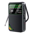 JOC TG-77 Portable FM/AM/SW Radio for Elderly - Black