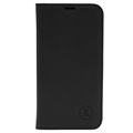 JT Berlin BookCase Tegel iPhone 13 Pro Flip Leather Case - Black