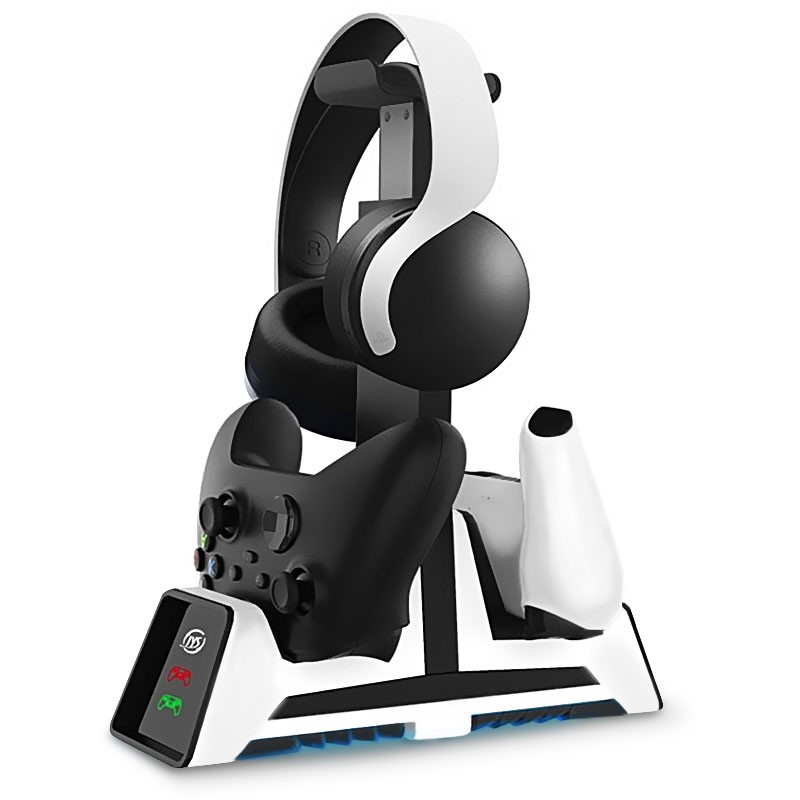 PS5 DualSense Controller Charging Station & Headphones Stand JYSP5113