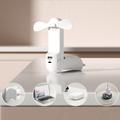 Jisulife Life8 3-in-1 Mini Portable Fan with Power Bank Function - White