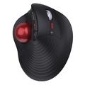 Jomaa JOM255 Ergonomic Trackball Wireless Mouse - Black