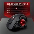 Jomaa JOM255 Ergonomic Trackball Wireless Mouse - Black