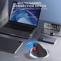 Jomaa JOM255 Ergonomic Trackball Wireless Mouse - Black