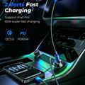 Joyroom JR-CCN18 65W Fast Car Charger - Black