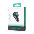 Joyroom JR-CCN19 65W 3-Port PD QC Car Charger - 2x USB-C, USB-A - Grey