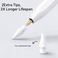 Joyroom JR-X9S Pro Active Stylus Pen - USB-C, 2 Tips - White
