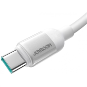 Joyroom S-A62 Lively USB-A/USB-C Cable - 3A, 480Mbps - 1.2m - White