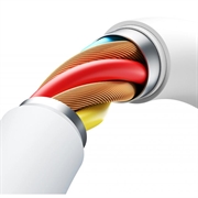 Joyroom S-A62 Lively USB-A/USB-C Cable - 3A, 480Mbps - 1.2m - White