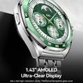 Joyroom Venture JR-FV2 Pro Smartwatch with 120+ Sport Modes - 5ATM - Silver / Green