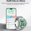 Joyroom Venture JR-FV2 Pro Smartwatch with 120+ Sport Modes - 5ATM - Silver / Green