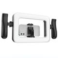 K03 Handheld Ring Light with Phone Holder - Black