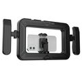 K03 Handheld Ring Light with Phone Holder - Black