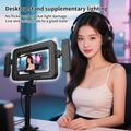 K03 Handheld Ring Light with Phone Holder - Black