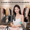 K03 Handheld Ring Light with Phone Holder - Black