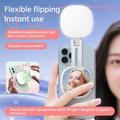 K04 Magnetic Selfie Ring Light with Mirror - White