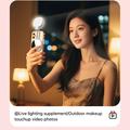 K04 Magnetic Selfie Ring Light with Mirror - White