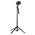 K05 Magnetic Tripod Selfie Stick with Bluetooth Remote - Black