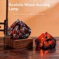 K06 LED Charcoal Flame Lamp / Wood Burning Night Light