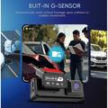 K17 Dual 4K Dash Cam with HDR Night Vision, GPS, WiFi - Black