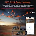 K19 Dual Dash Cam 4K Ultra HD with GPS, WiFi - Black