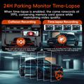 K19 Dual Dash Cam 4K Ultra HD with GPS, WiFi - Black