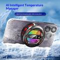 K31 Magnetic Phone Cooler with AI Temperature Control - Black