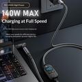 K595-34 USB-C/DC Power Cable 140W - 34 Adapters, Digital Display - 1.5m - Black