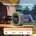 K5B 3-in-1 Carbon Monoxide Detector with Temperature/Humidity Monitor for Camping - Green