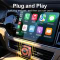 K6 Plus 4-in-1 Wireless CarPlay/Android Auto Adapter - AirPlay, Miracast - Orange