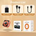 K6 Plus 4-in-1 Wireless CarPlay/Android Auto Adapter - AirPlay, Miracast - Orange