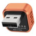 K6 Ultra1 2-in-1 Wireless CarPlay/Android Auto Adapter – Bluetooth 5.4, Dual-Band WiFi - Orange