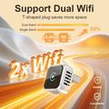 K6 Ultra1 2-in-1 Wireless CarPlay/Android Auto Adapter – Bluetooth 5.4, Dual-Band WiFi - Silver