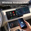 K6 Ultra1 2-in-1 Wireless CarPlay/Android Auto Adapter – Bluetooth 5.4, Dual-Band WiFi - Silver