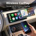 K6 Ultra1 2-in-1 Wireless CarPlay/Android Auto Adapter – Bluetooth 5.4, Dual-Band WiFi - Silver