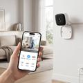 K7P Wireless Security Camera - 1080P, Human Tracking, Night Vision, Two-Way Audio - White