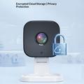K7P Wireless Security Camera - 1080P, Human Tracking, Night Vision, Two-Way Audio - White