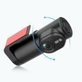 K8 1080p WiFi Dash Cam - Night Vision, Voice Control, 140 Wide-Angle Lens - Black