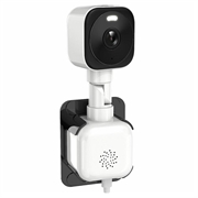 K90 Dual-Lens Window Security Camera - 2K Dual View, Dual-Band WiFi, Human Detection - White