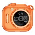 KC01 Kids Camera Toy with Games, Music, 16X Zoom - Orange