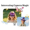 KC01 Kids Camera Toy with Games, Music, 16X Zoom - Orange