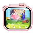 KC01 Kids Camera Toy with Games, Music, 16X Zoom - Pink