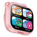 KC01 Kids Camera Toy with Games, Music, 16X Zoom - Pink