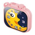 KC01 Kids Camera Toy with Games, Music, 16X Zoom - Pink