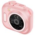KC01 Kids Camera Toy with Games, Music, 16X Zoom - Pink