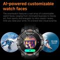 KC108 Sports Smart Watch with Heart Rate & SpO2 Monitor - Green / Black