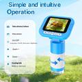 KM18 2.4" 1000x Magnification Digital Microscope for Kids - Blue